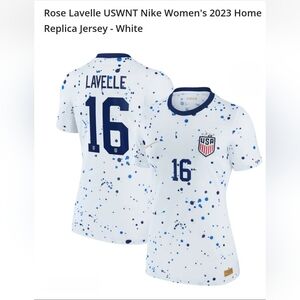NWT Women's Rose Lavelle 2023 USWNT Home Jersey